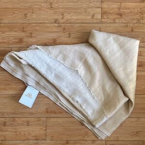 Nico Blu Josephine Pashmina cashmere wrap scarf shawl - gold/cream